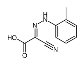 2-cyano-2-[(2-methylphenyl)hydrazinylidene]acetic acid结构式