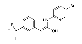 1-(5-bromopyridin-2-yl)-3-[3-(trifluoromethyl)phenyl]urea结构式