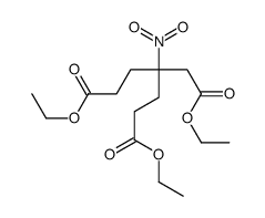 diethyl 4-(2-ethoxy-2-oxoethyl)-4-nitroheptanedioate结构式