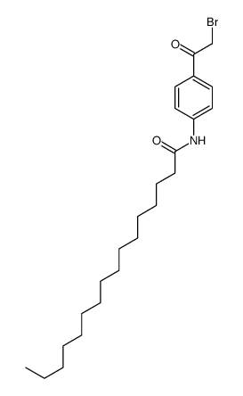 N-[4-(2-bromoacetyl)phenyl]hexadecanamide结构式