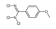 N,N,N'-trichloro-4-methoxybenzimidamide结构式