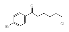 1-(4-BROMOPHENYL)-6-CHLORO-1-OXOHEXANE Structure