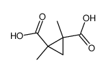 1,2-dimethylcyclopropane-1,2-dicarboxylic acid Structure