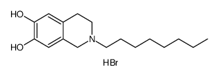 6,7-Isoquinolinediol, 1,2,3,4-tetrahydro-2-octyl-, hydrobromide (1:1)结构式