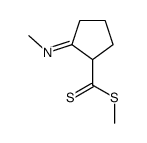 methyl 2-methyliminocyclopentane-1-carbodithioate Structure