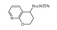4-azido-3,4-dihydro-2H-pyrano[2,3-b]pyridine结构式