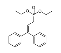 Phosphonic acid, P-(3,3-diphenyl-2-propen-1-yl)-, diethyl ester结构式