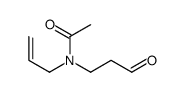 N-(3-oxopropyl)-N-prop-2-enylacetamide Structure