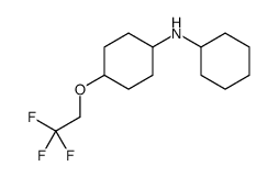 N-cyclohexyl-4-(2,2,2-trifluoroethoxy)cyclohexan-1-amine Structure
