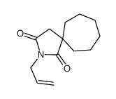 2-prop-2-enyl-2-azaspiro[4.6]undecane-1,3-dione结构式