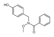 N-[(4-hydroxyphenyl)methyl]-N-methoxybenzamide Structure