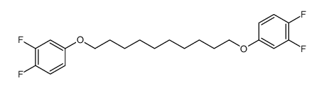 4-[10-(3,4-difluorophenoxy)decoxy]-1,2-difluorobenzene Structure