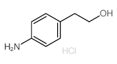 2-(4-aminophenyl)ethanol,hydrochloride结构式