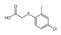 [(4-chloro-2-methylphenyl)thio]acetic acid structure