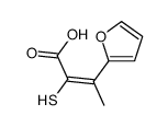 3-(furan-2-yl)-2-sulfanylbut-2-enoic acid结构式