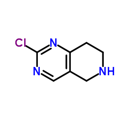 2-Chloro-5,6,7,8-tetrahydropyrido[4,3-d]pyrimidine structure