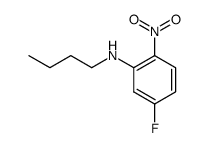 N-butyl-5-fluoro-2-nitroaniline结构式