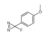 3-fluoro-3-(4-methoxyphenyl)diazirine结构式