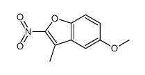 5-methoxy-3-methyl-2-nitro-1-benzofuran Structure