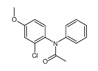 N-(2-chloro-4-methoxyphenyl)-N-phenylacetamide Structure