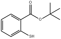Benzoic acid, 2-Mercapto-, 1,1-diMethylethyl ester Structure