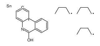 2-tributylstannyl-5H-phenanthridin-6-one Structure