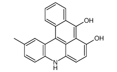 2-Methyl-5H-5-aza-naphtho[3,2,1-de]anthracene-8,9-diol结构式