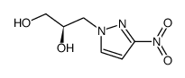 (R)-3-(3-nitro-pyrazol-1-yl)-propane-1,2-diol Structure