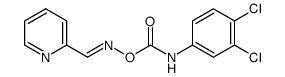 [(E)-pyridin-2-ylmethylideneamino] N-(3,4-dichlorophenyl)carbamate Structure
