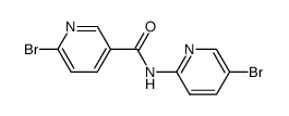 6-bromo-N-(5-bromopyridin-2-yl)nicotinamide结构式