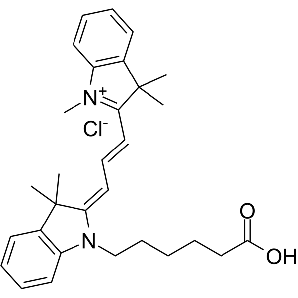 Cyanine3 carboxylic acid Structure