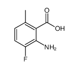 2-氨基-3-氟-6-甲基苯甲酸结构式