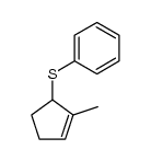 1-Methyl-5-phenylthiocyclopent-1-ene Structure
