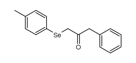 1-phenyl-3-(p-tolylseleno)propanone Structure