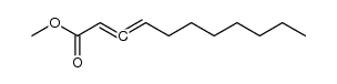 methyl undeca-2,3-dienoate结构式