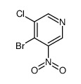 4-溴-3-氯-5-硝基吡啶结构式