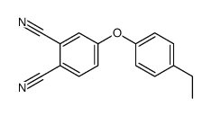 4-(4-ethylphenoxy)benzene-1,2-dicarbonitrile Structure