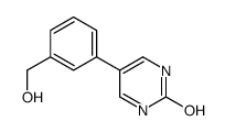 5-[3-(hydroxymethyl)phenyl]-1H-pyrimidin-2-one Structure