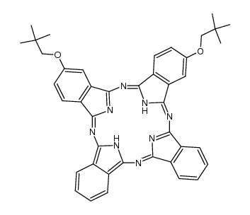 2,9-dineopentoxyphthalocyanine Structure