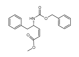 (S,Z)-methyl 4-(((benzyloxy)carbonyl)amino)-5-phenylpent-2-enoate结构式