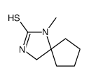1,3-Diazaspiro[4.4]nonane-2-thione,1-methyl-(9CI) picture