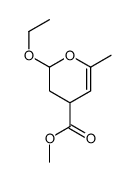 2H-Pyran-4-carboxylicacid,2-ethoxy-3,4-dihydro-6-methyl-,methylester(6CI) structure