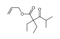 prop-2-enyl 2,2-diethyl-4-methyl-3-oxopentanoate结构式