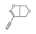 3a,4,6,6a-tetrahydrofuro[3,4-d][1,2]oxazole-3-carbonitrile Structure