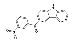 3-(3-nitrobenzoyl)-carbazole结构式