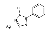 silver(I) 5-phenyl-1H-tetrazol-1-olate结构式