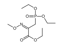 ethyl 3-diethoxyphosphoryl-2-methoxyiminopropanoate结构式