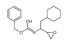 benzyl N-[2-cyclohexyl-1-(oxiran-2-yl)ethyl]carbamate结构式