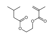 2-(2-methylprop-2-enoyloxy)ethyl 3-methylbutanoate Structure