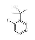 3-Pyridinemethanol,4-fluoro-alpha,alpha-dimethyl-(9CI) Structure